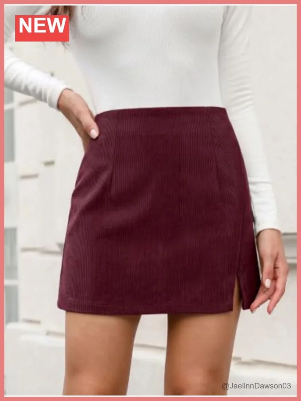 N/A corduroy mini